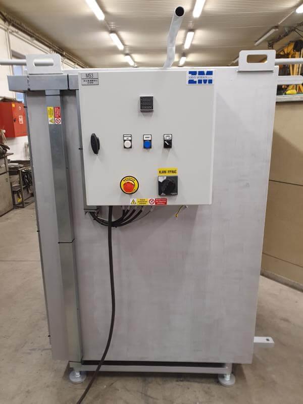 01 - Electric heating furnace for modelling and casting ceramic fittings