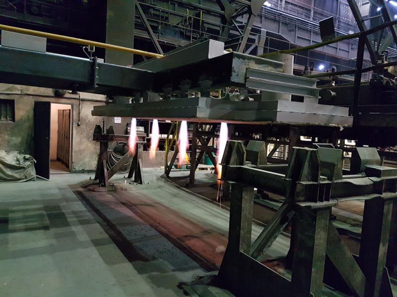 05 - Burner system for drying tundishes for continuous casting