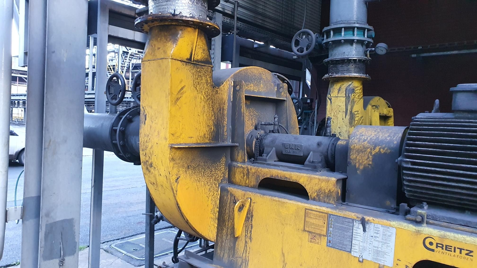 22 - Coke oven gas fan